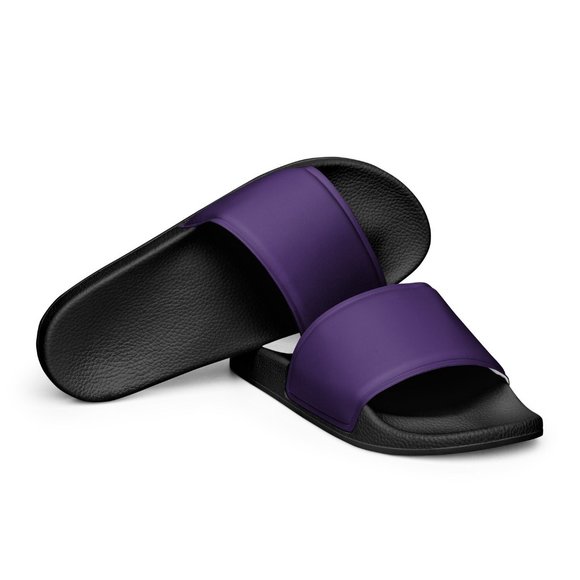 Plain Purple Slide Sandals (Customizable) - Picture 1 of 2